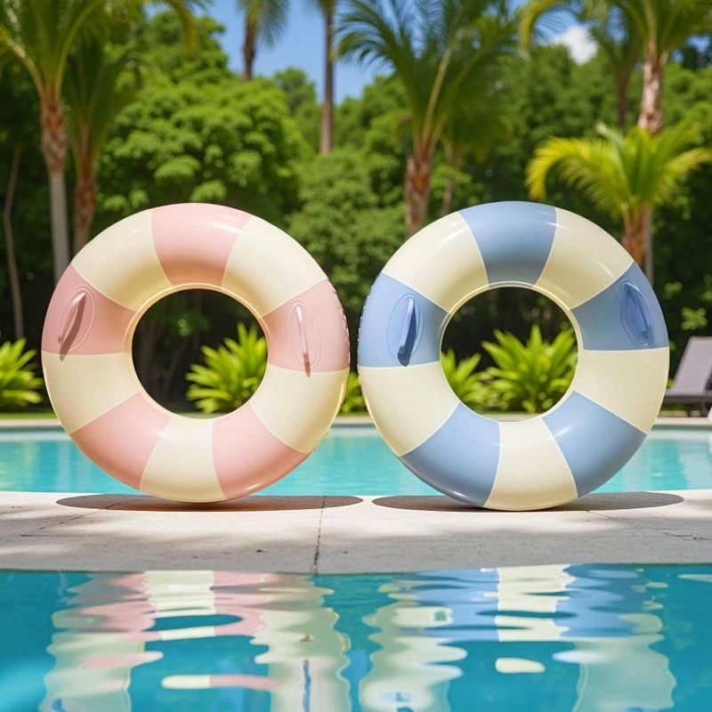 Pool Float Ring Inflatable - ห่วงยางว่ายน้ำ Rooxin สำหรับเด็กทารก ห่วงยางเป่าลมสำหรับเด็ก ห่วงยางว่ายน้ำสำหรับเด็ก อุปกรณ์เล่นน้ำชายหาด