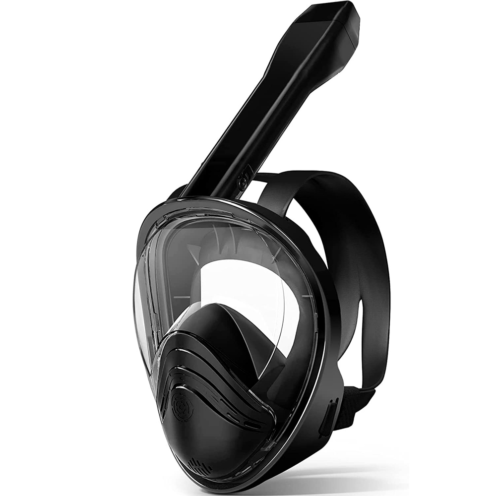 Snorkel Mask Full Face - ใหม่หน้ากากดําน้ําแบบเต็มหน้าพร้อมระบบการหายใจที่ได้รับการอัพเกรด Anti-FOG Anti-Leak หน้ากากดําน้ําดําน้ําดูปะการังเกียร์สําหรับผู้ใหญ่ว่ายน้ําดําน้ํา