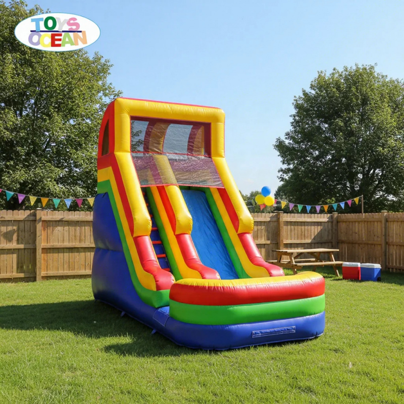 สไลเดอร์น้ำเป่าลมสั่งทำจากโรงง - Water Slide Inflatable บทวิจารณ์และราคา