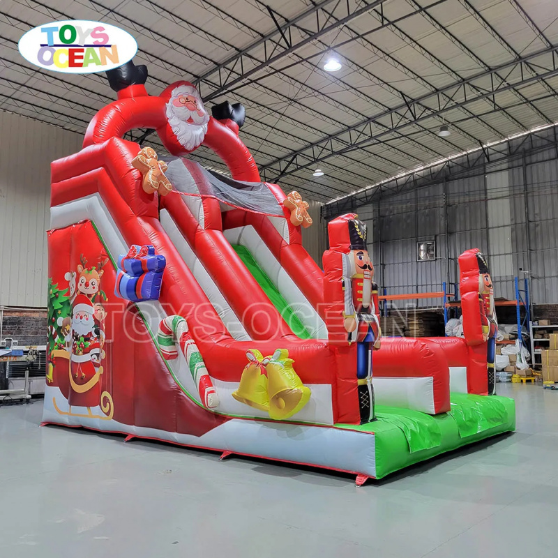 สไลเดอร์เป่าลมคริสต์มาสกลางแจ้ - Water Slide Inflatable บทวิจารณ์และราคา