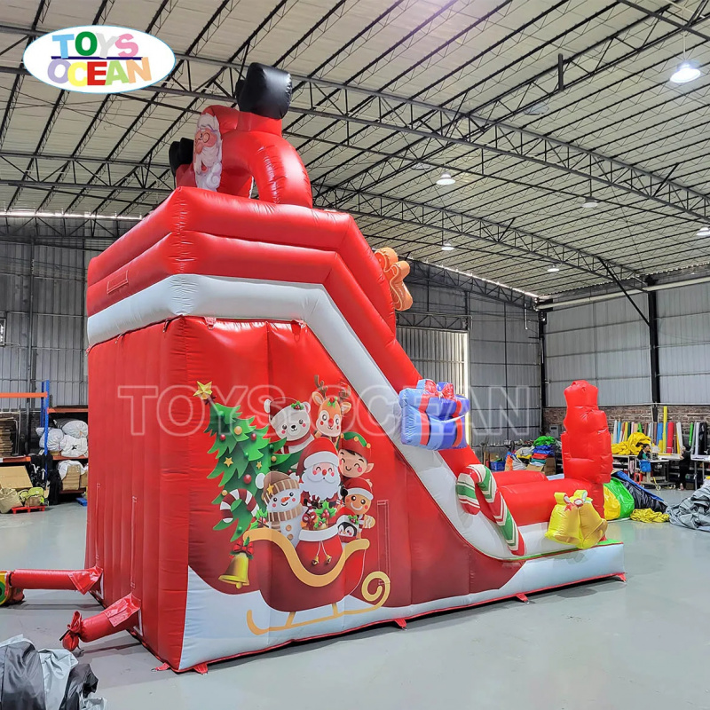 สไลเดอร์เป่าลมคริสต์มาสกลางแจ้ - Water Slide Inflatable บทวิจารณ์และราคา