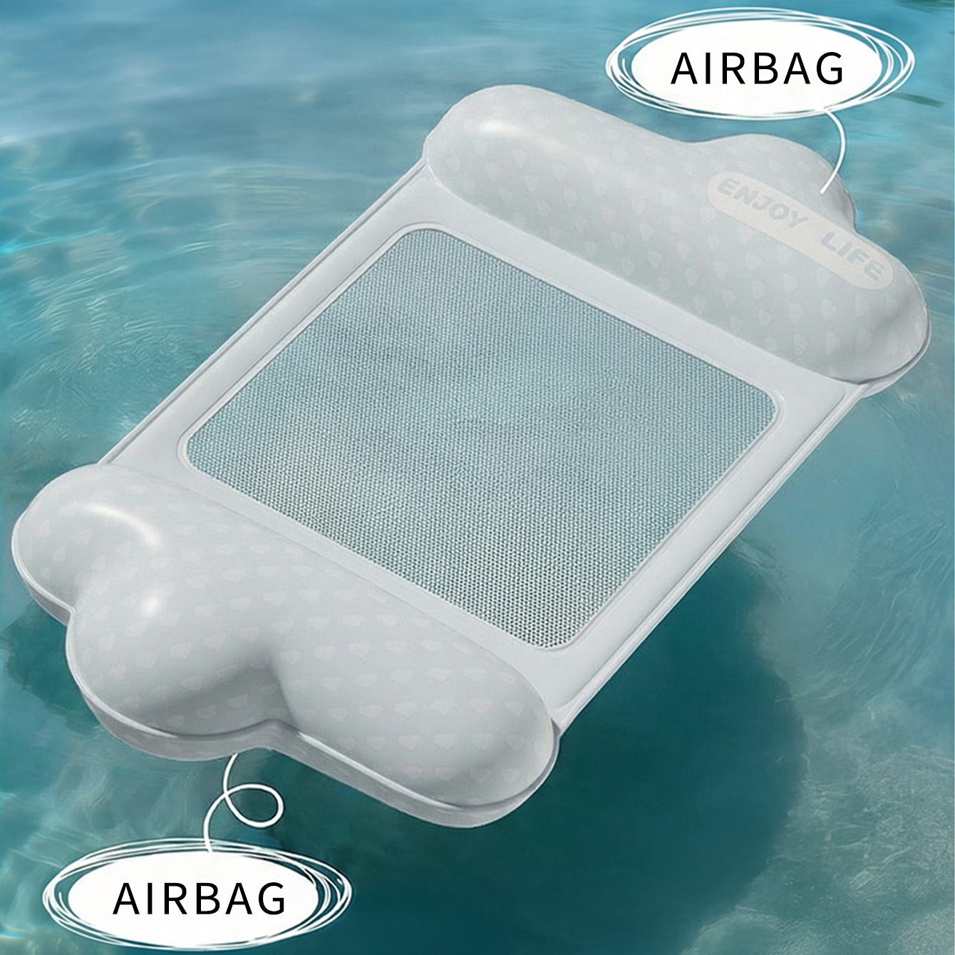 ที่นอนเป่าลมสำหรับสระว่ายน้ำ 1 - Pool Lounger Inflatable บทวิจารณ์และราคา
