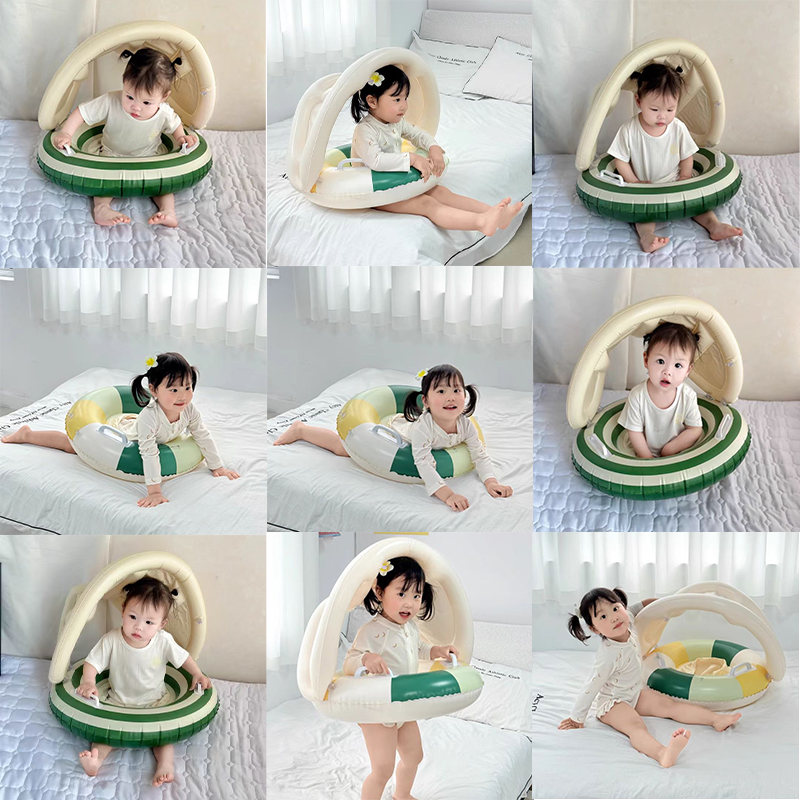 แหวนว่ายน้ําเด็กความปลอดภัยกาง - Pool Float Ring Inflatable บทวิจารณ์และราคา