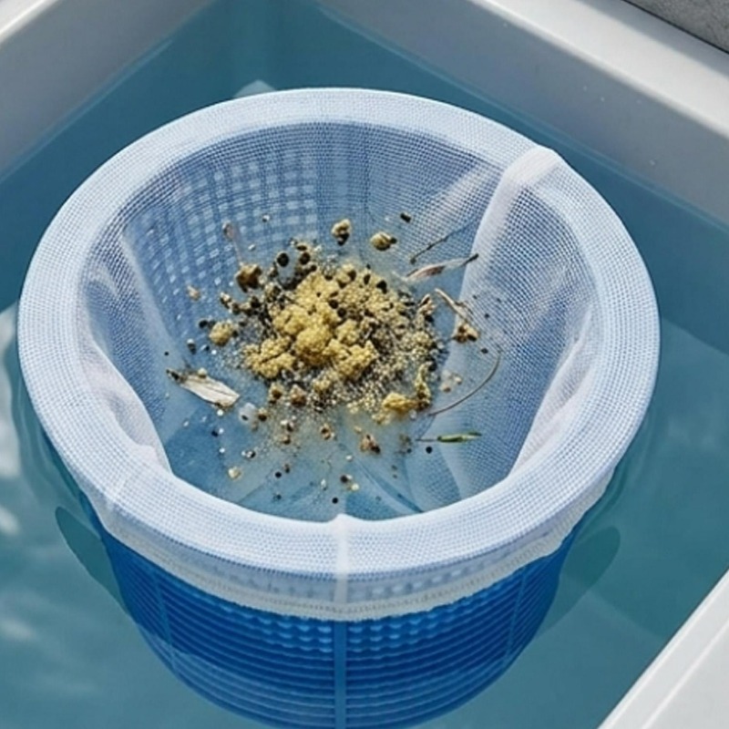 ตะกร้ากรองสระว่ายน้ำสีขาว 50/5 - Pool Skimmer Net บทวิจารณ์และราคา