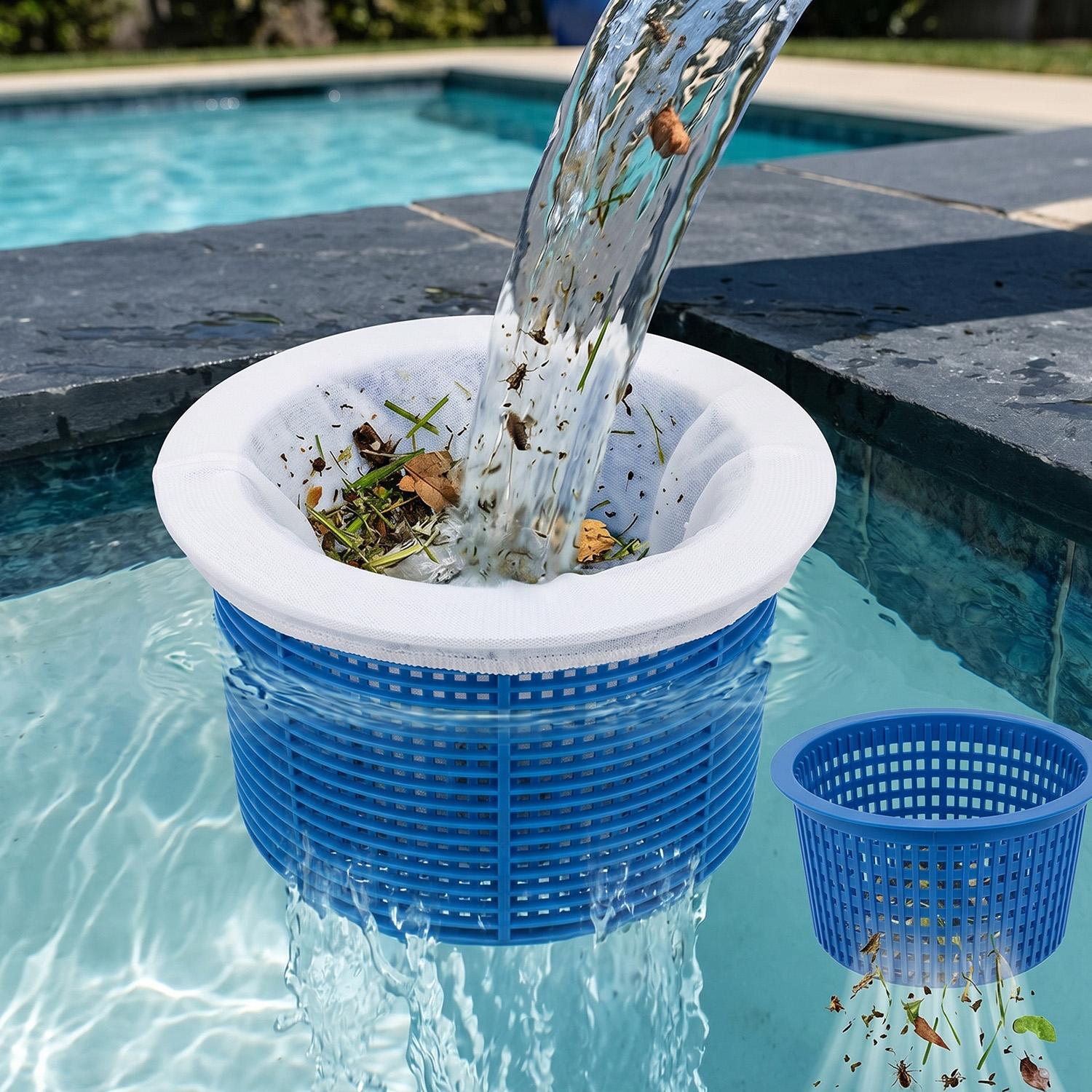 ตะกร้ากรองสระว่ายน้ำสีขาว 50/5 - Pool Skimmer Net บทวิจารณ์และราคา