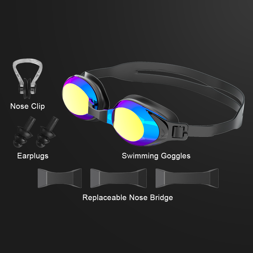 JSJM แว่นตาว่ายน้ําป้องกันหมอก - Swim Goggles Anti Fog Uv บทวิจารณ์และราคา