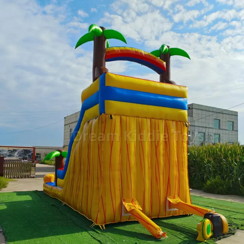 สไลเดอร์น้ำเป่าลมธีมโลมาเขตร้อ - Water Slide Inflatable บทวิจารณ์และราคา