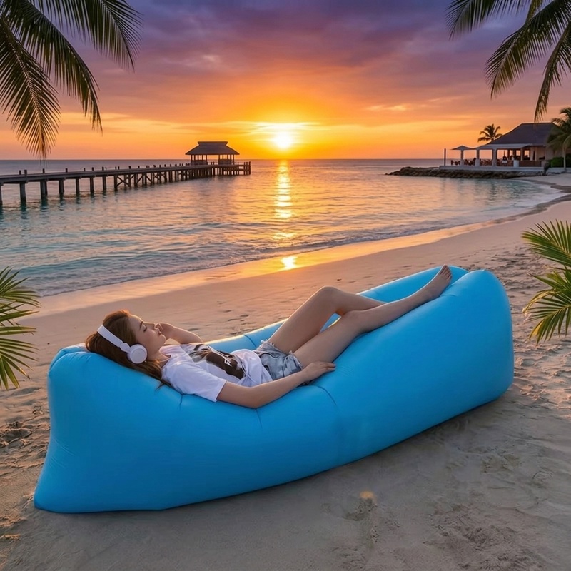 โซฟาลมพกพาแบบพองลมได้, เก้าอี้ - Pool Lounger Inflatable บทวิจารณ์และราคา