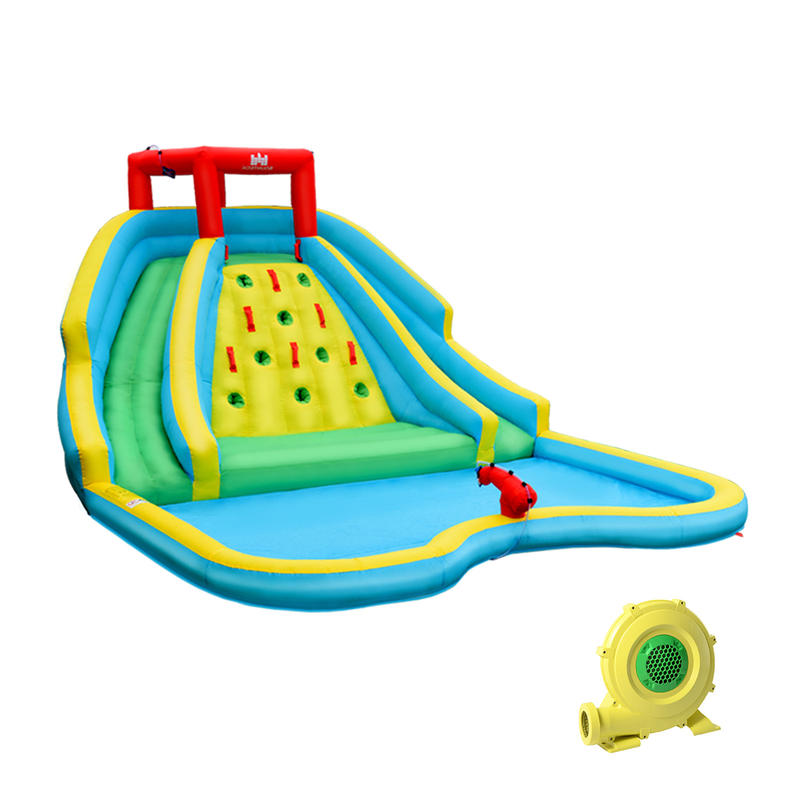 บ้านลมเป่าลมสำหรับเล่นน้ำพร้อม - Water Slide Inflatable บทวิจารณ์และราคา