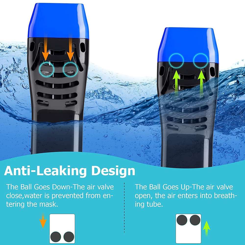 ใหม่หน้ากากดําน้ําแบบเต็มหน้าพ - Snorkel Mask Full Face บทวิจารณ์และราคา