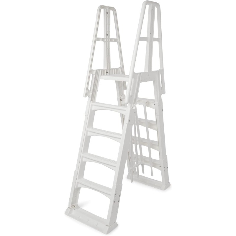 บันไดสระว่ายน้ำแบบปรับได้เหนือ - Pool Ladder Above Ground บทวิจารณ์และราคา