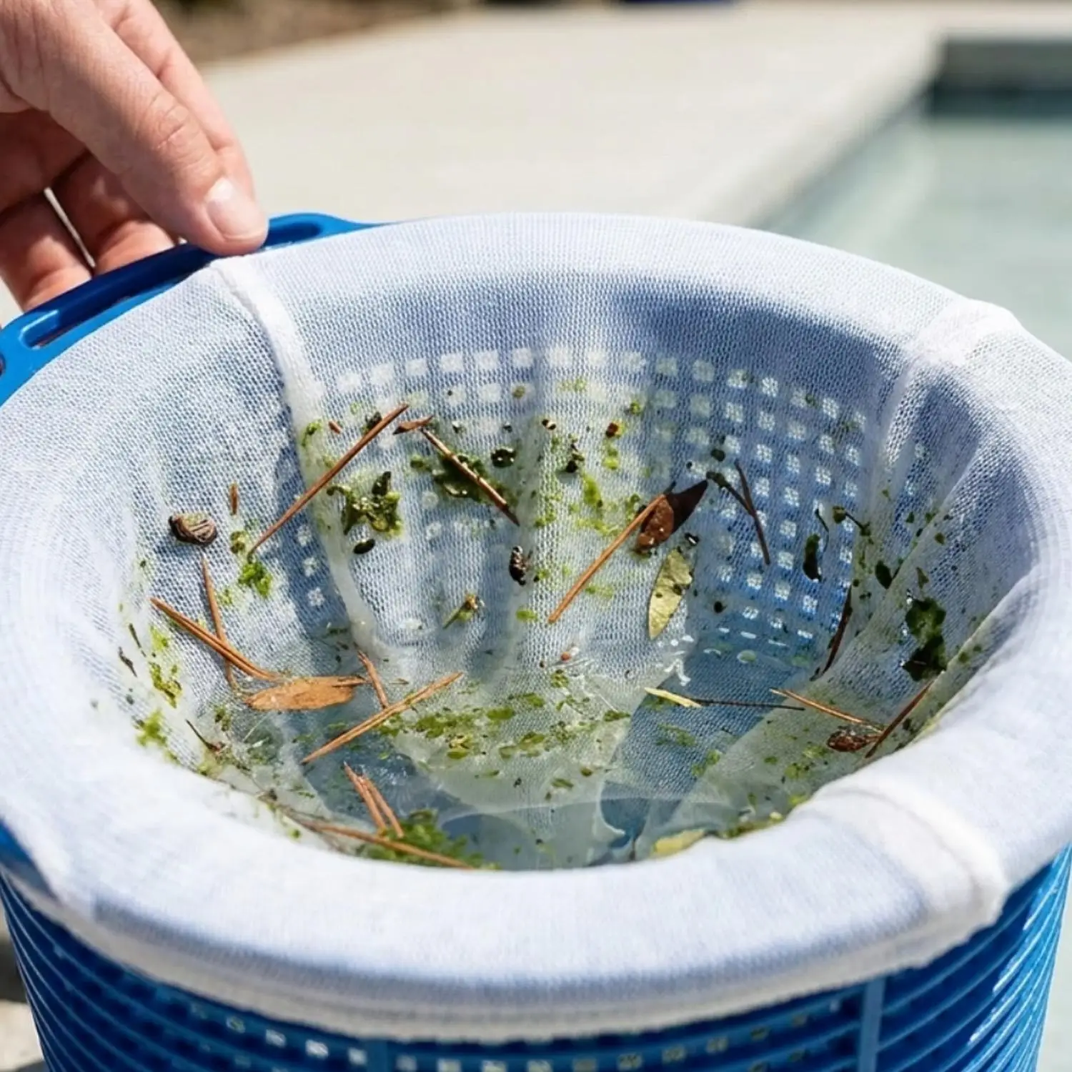 ถุงตาข่ายกรองสระว่ายน้ำแบบใช้ซ - Pool Skimmer Net บทวิจารณ์และราคา