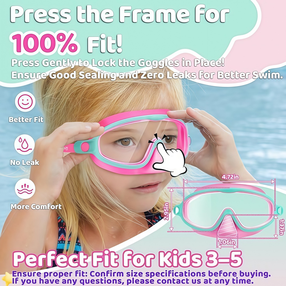 แว่นตาว่ายน้ำสำหรับเด็กพร้อมที - Swim Goggles Anti Fog Uv บทวิจารณ์และราคา