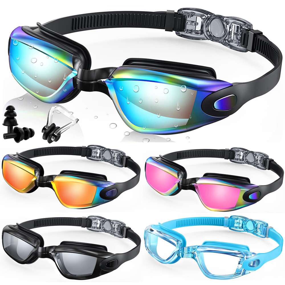 แว่นตาว่ายน้ํามืออาชีพแว่นตาว่ - Swim Goggles Anti Fog Uv บทวิจารณ์และราคา