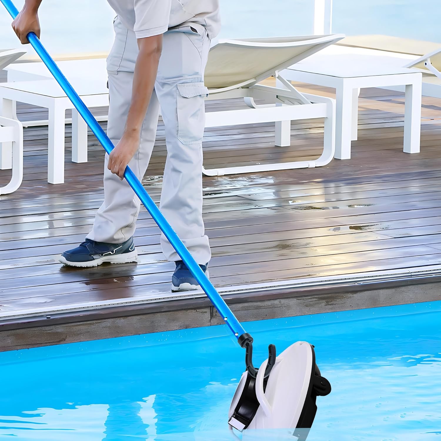 ตะขอ 2 ชิ้นสำหรับหุ่นยนต์ทำควา - Pool Ladder Above Ground บทวิจารณ์และราคา