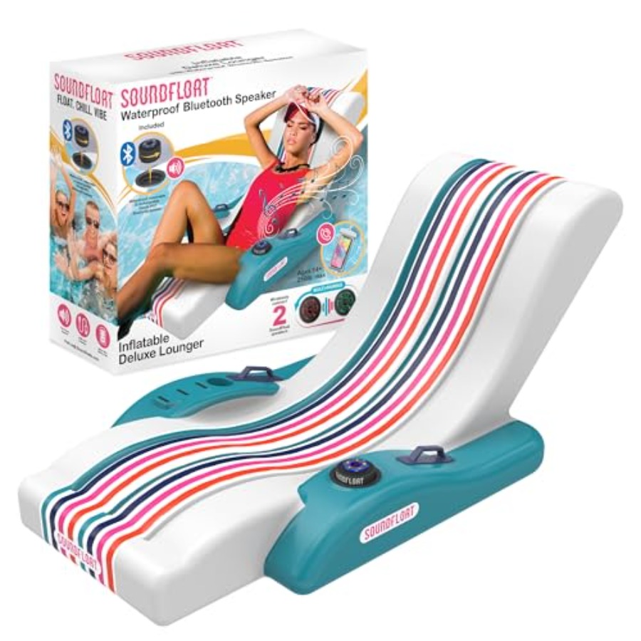 เก้าอี้ลอยน้ำเป่าลมพร้อมลำโพงบ - Pool Lounger Inflatable บทวิจารณ์และราคา