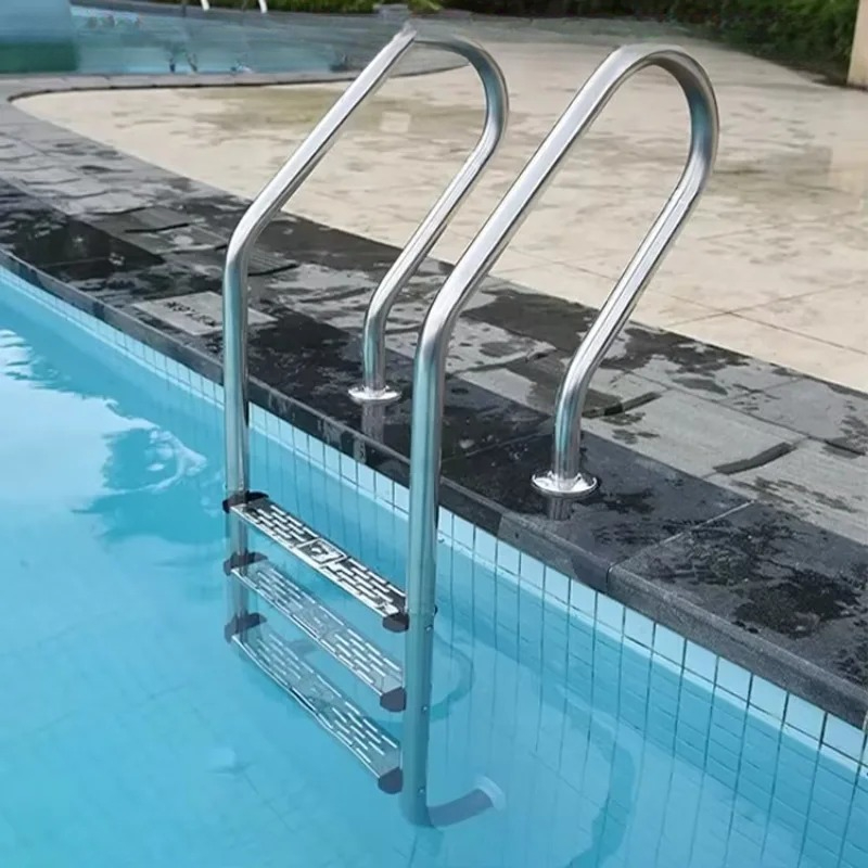 บันไดสระว่ายน้ำสแตนเลสแบบ 3/4  - Pool Ladder Above Ground บทวิจารณ์และราคา