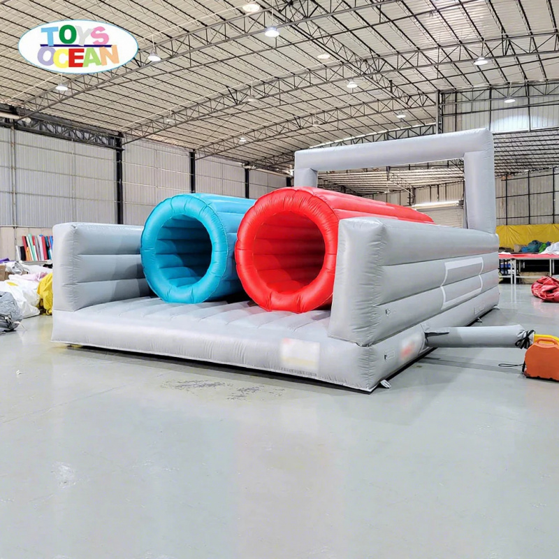 เครื่องเล่นเป่าลมแบบแข่งขัน 5  - Water Slide Inflatable บทวิจารณ์และราคา