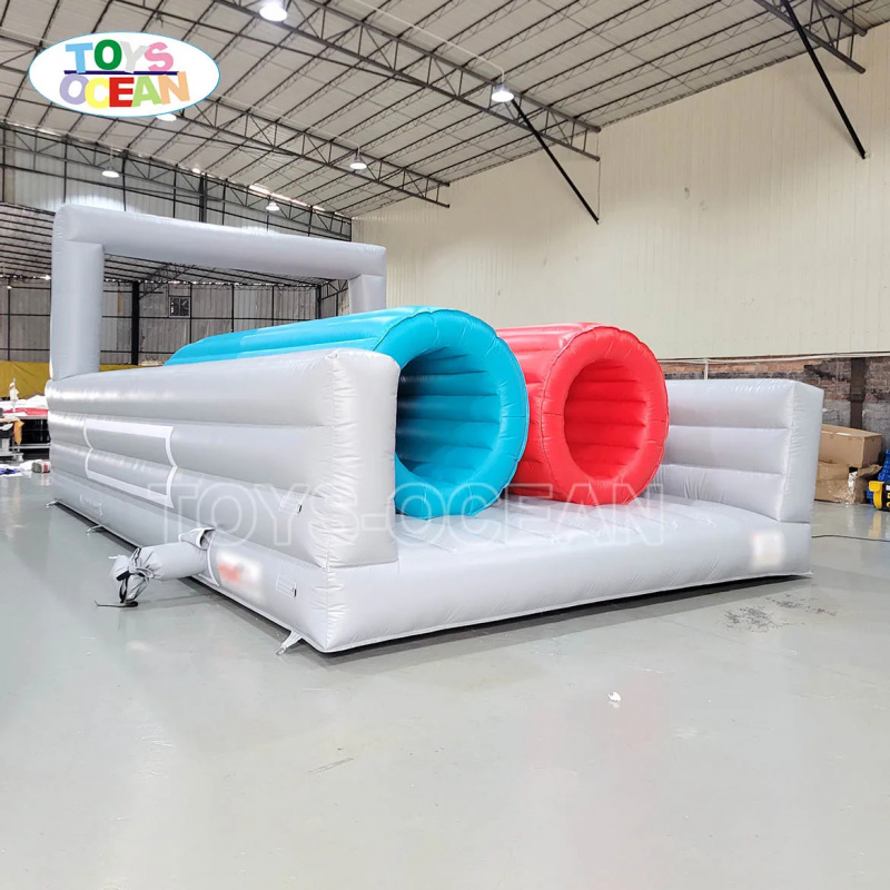 เครื่องเล่นเป่าลมแบบแข่งขัน 5  - Water Slide Inflatable บทวิจารณ์และราคา