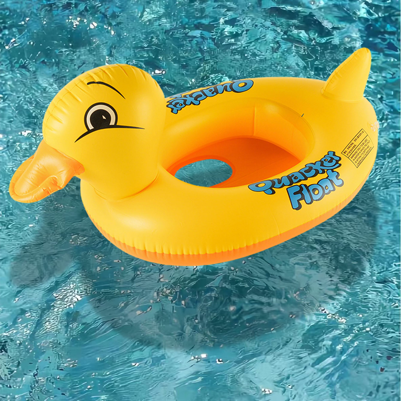 1PC รูปเป็ดหนา Inflatable Unde - Pool Float Ring Inflatable บทวิจารณ์และราคา