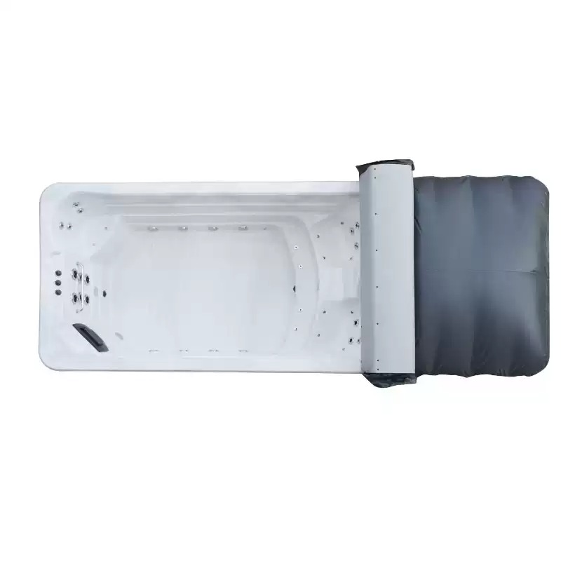 ผ้าคลุมสระว่ายน้ำแบบม้วนได้ กั - Pool Cover Waterproof บทวิจารณ์และราคา