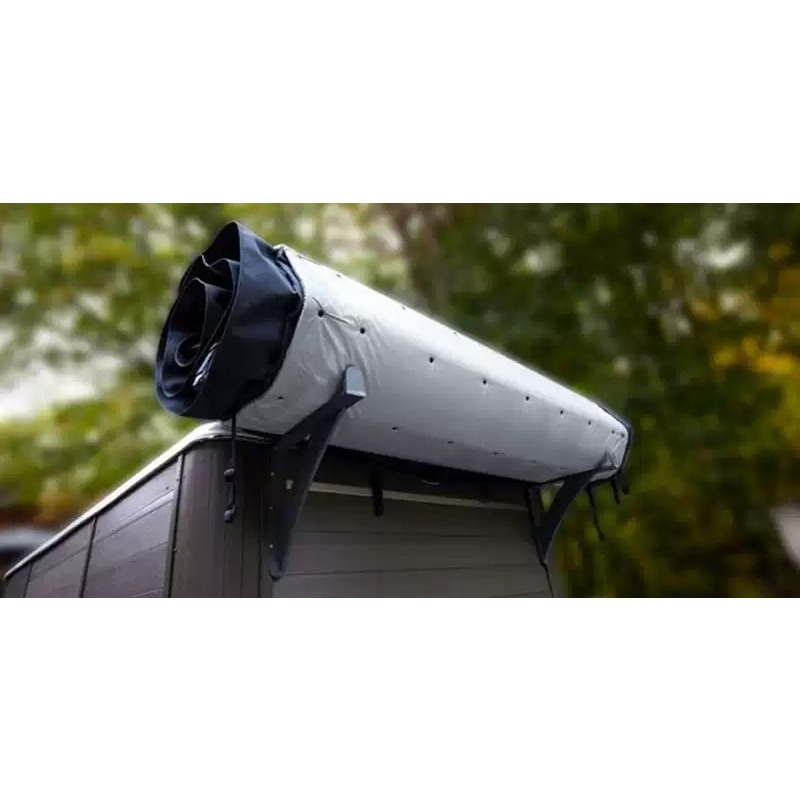 ผ้าคลุมสระว่ายน้ำแบบม้วนได้ กั - Pool Cover Waterproof บทวิจารณ์และราคา