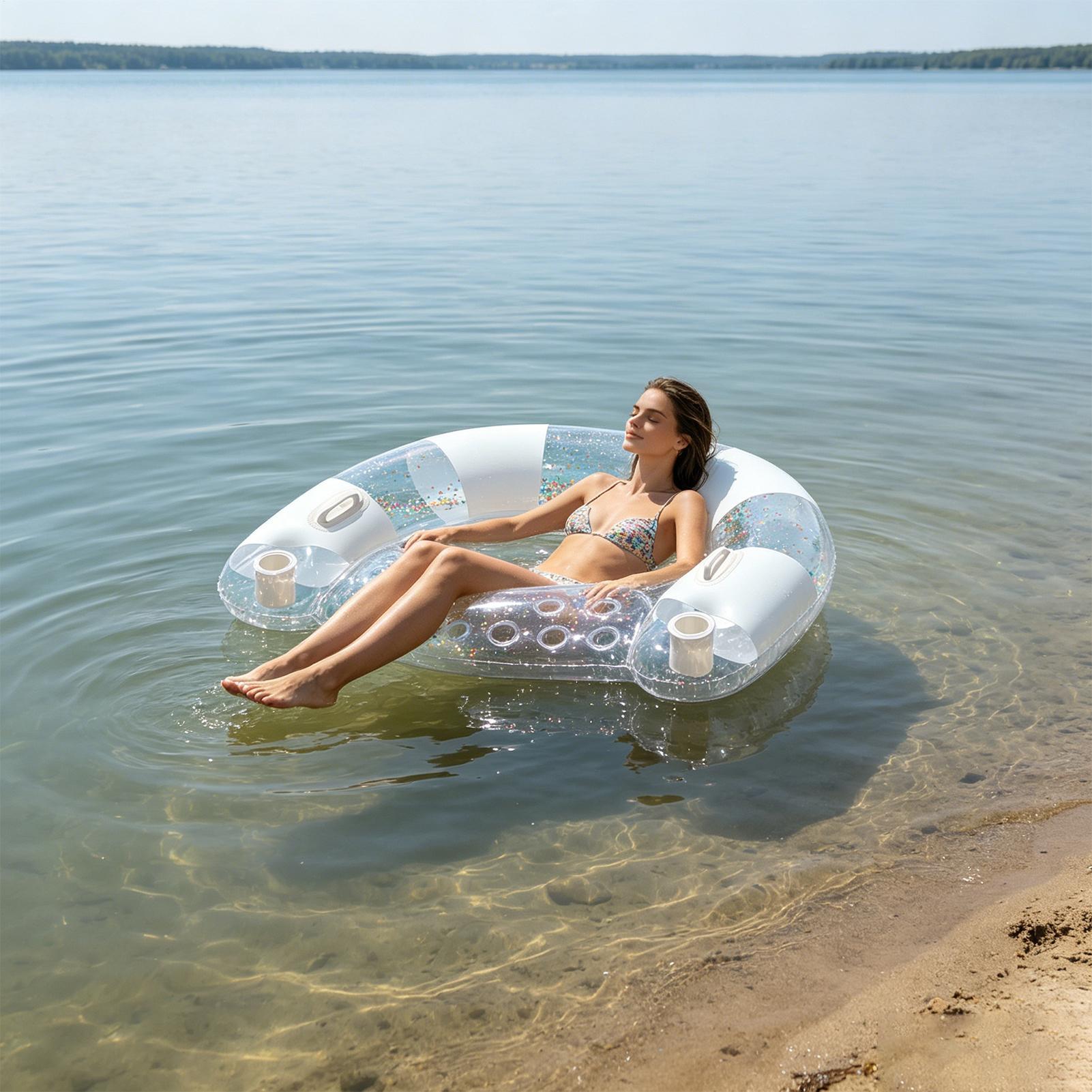 เก้าอี้ลอยน้ำเป่าลมสำหรับสระว่ - Pool Lounger Inflatable บทวิจารณ์และราคา