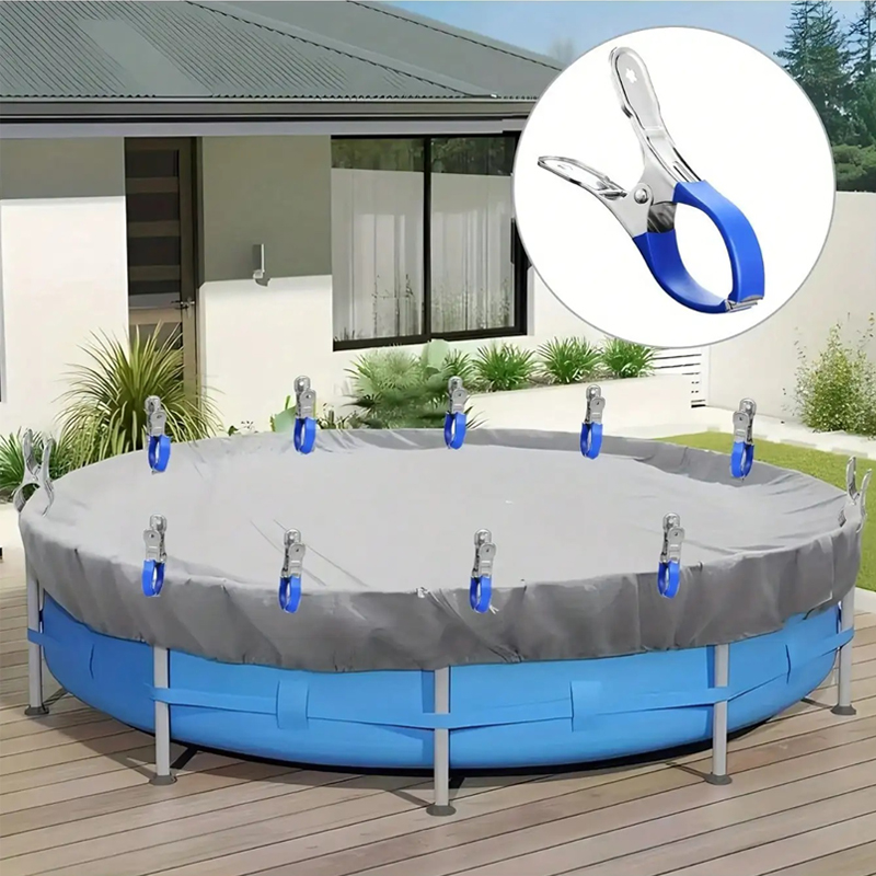 คลิปหนีบผ้าคลุมสระว่ายน้ำสแตนเ - Pool Ladder Above Ground บทวิจารณ์และราคา