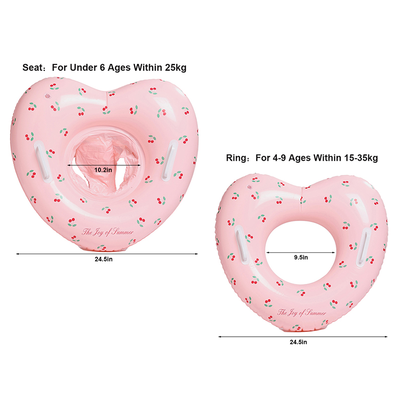ห่วงยางว่ายน้ำรูปเชอร์รี่ 1 ชิ - Pool Float Ring Inflatable บทวิจารณ์และราคา