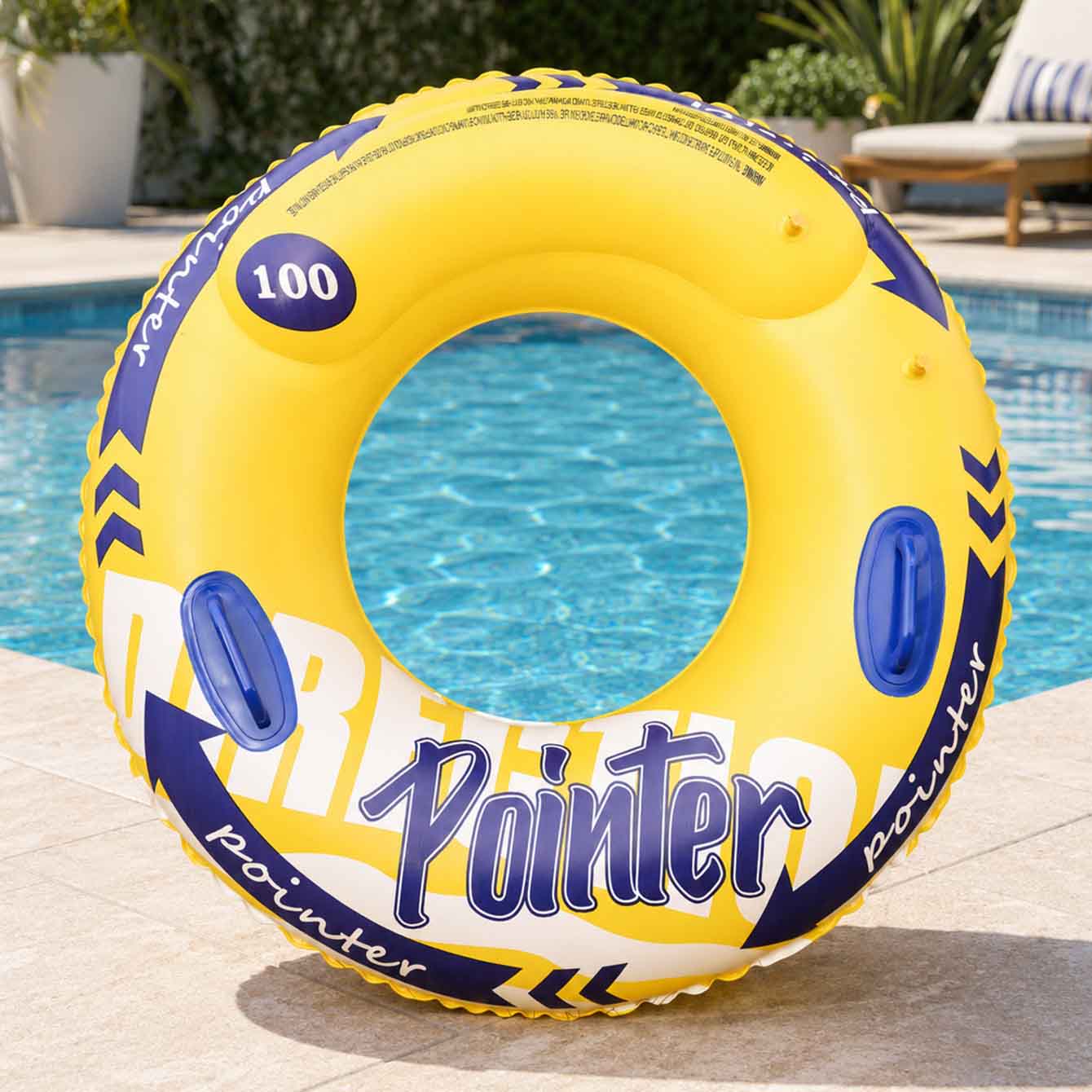 ห่วงยางว่ายน้ำแบบเป่าลม 1 ชิ้น - Pool Float Ring Inflatable บทวิจารณ์และราคา