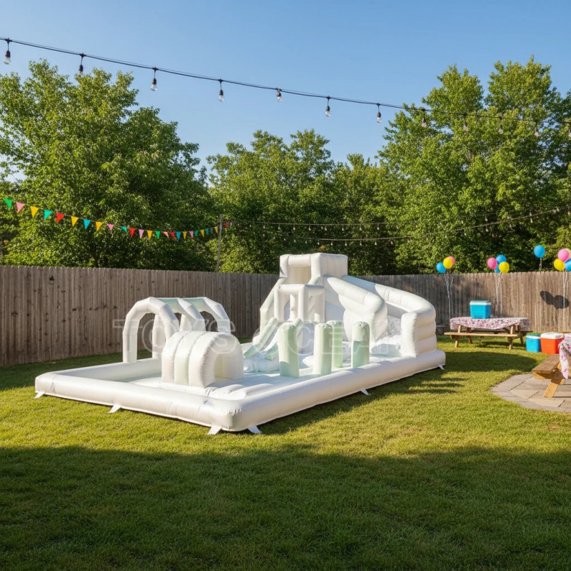เครื่องเล่นเป่าลมเชิงพาณิชย์พร - Water Slide Inflatable บทวิจารณ์และราคา