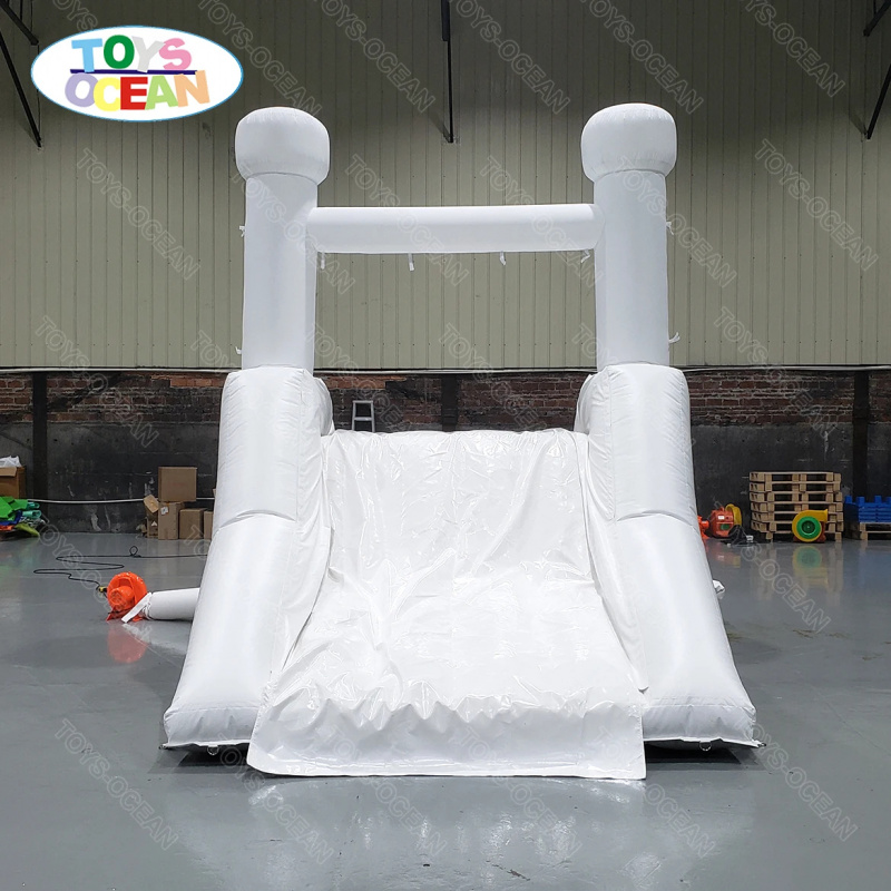 สไลเดอร์น้ำสีขาวสำหรับสนามหลัง - Water Slide Inflatable บทวิจารณ์และราคา