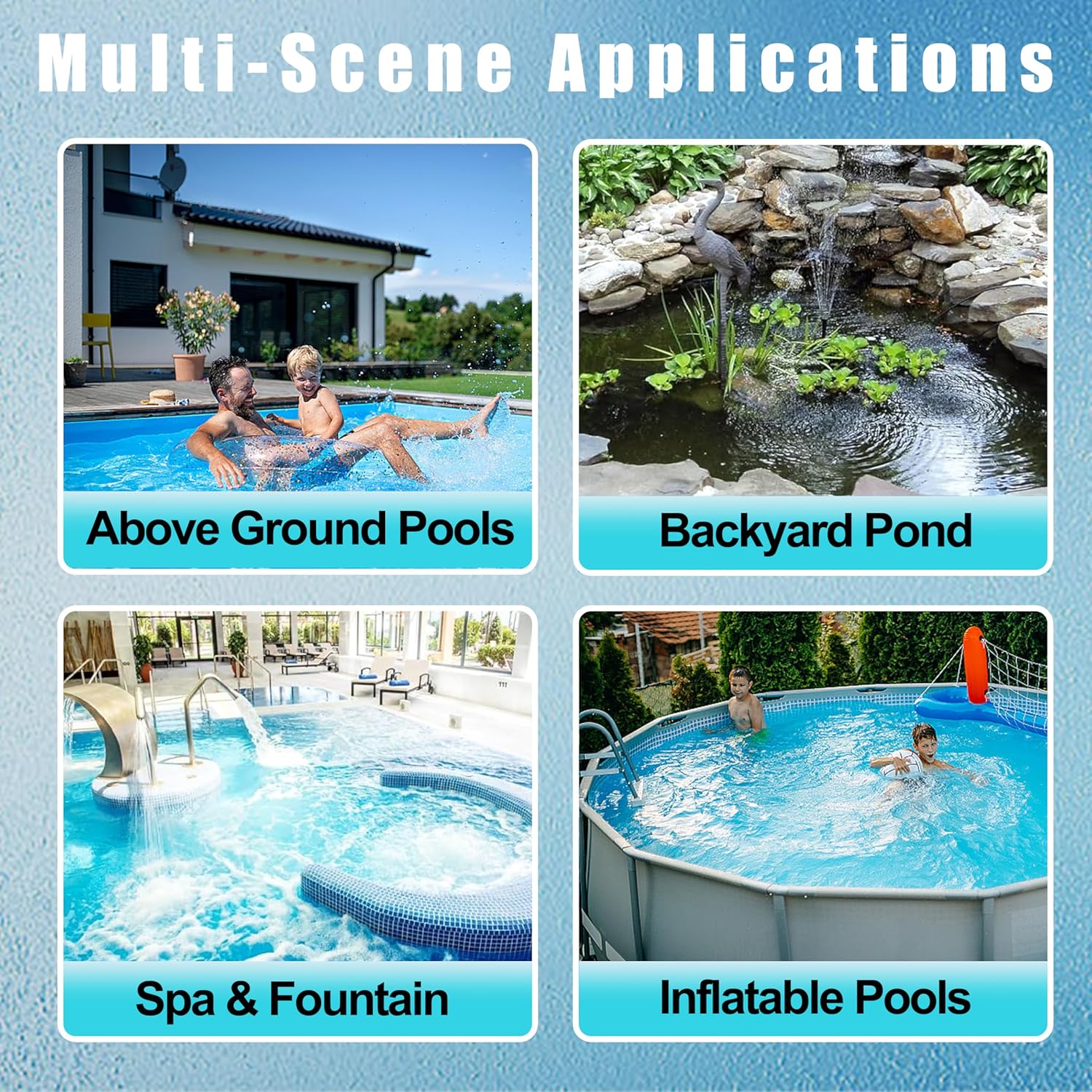 เครื่องดูดฝุ่นสระว่ายน้ำขนาด 6 - Pool Vacuum Manual บทวิจารณ์และราคา